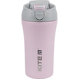 Kubek termiczny ze słomką Kite K22-457-02, 400 ml, różowa