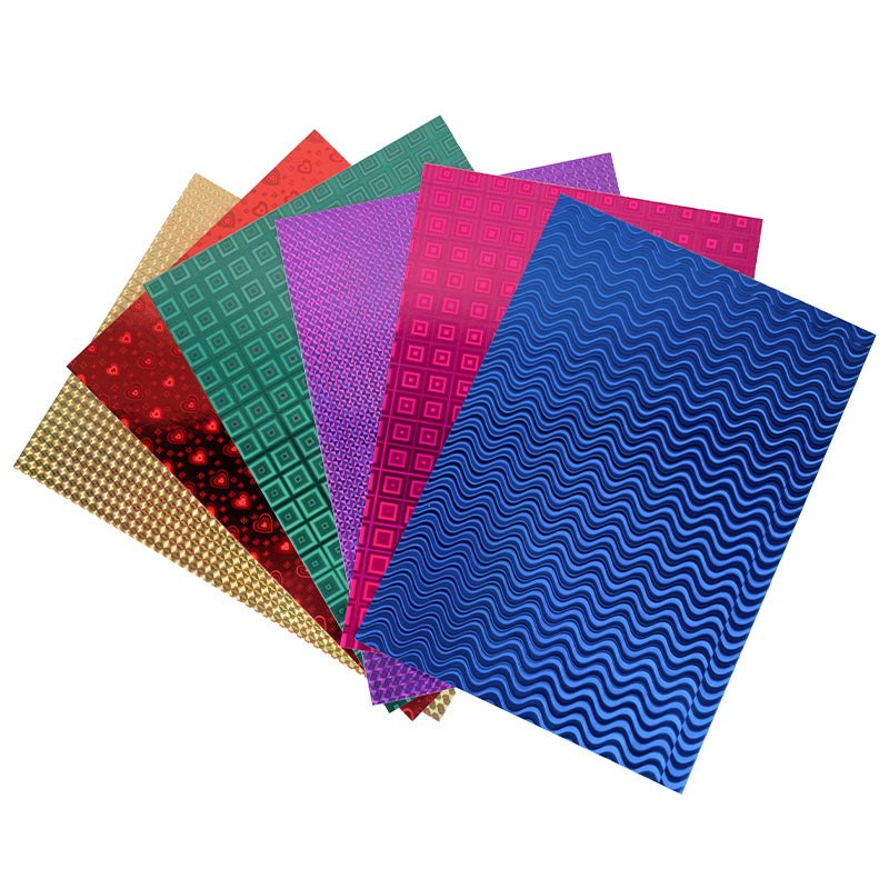 Karton kolorowy holograficzny Kite K22-421, (6 arkuszy/6 кол), А4