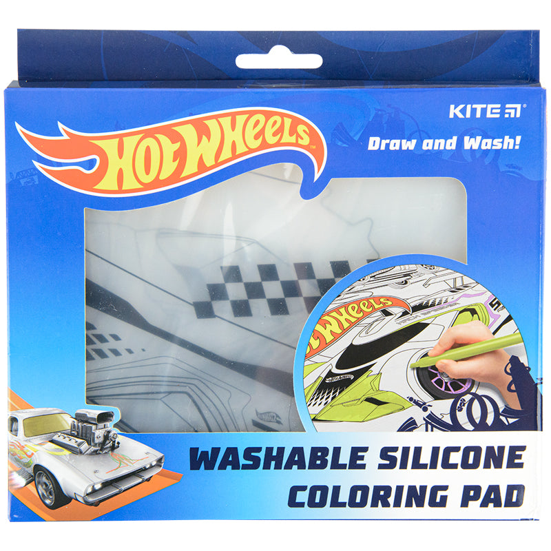 Підкладка розмальовка Kite Hot Wheels HW22-424
