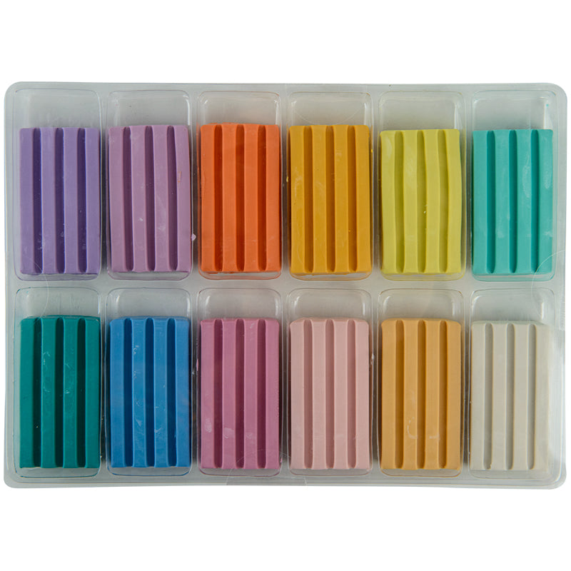 Plastelina woskowa Kite Fantasy Pastel K22-1086-2P, 12 kolorów, 240 g