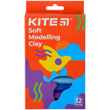 Plastelina woskowa Kite Fantasy K22-086-2, 12 kolorów, 200 g
