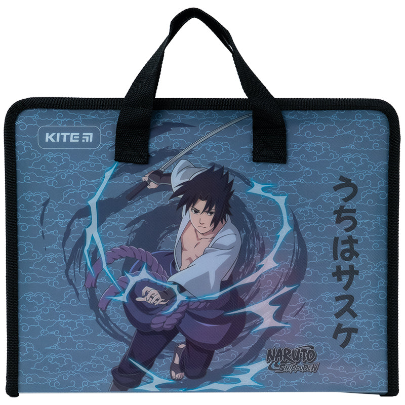 Папка-портфель на блискавці Kite Naruto NR23-202, 1 відділення, A4