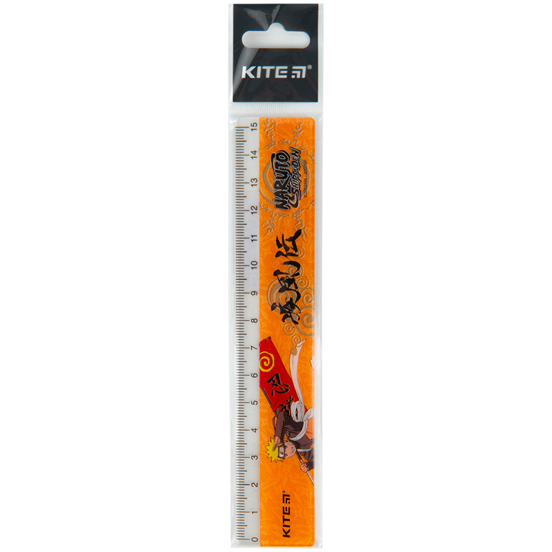 Лінійка пластикова Kite Naruto NR23-090, 15 см