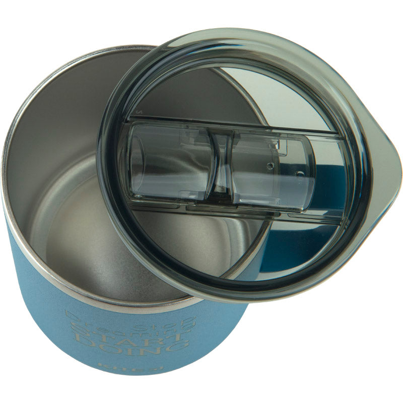 Kubek termiczny Kite K22-379-02-2, 400 ml, niebieski Stop dreaming Start doing