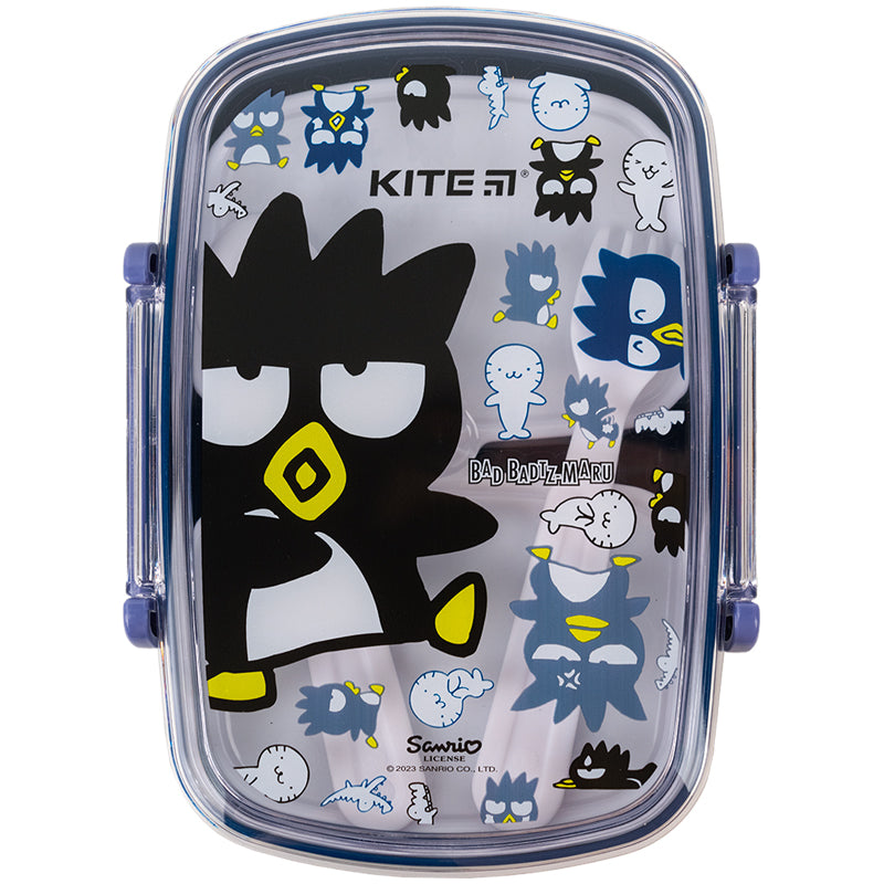 Śniadaniówka z przegródkami i sztućcami Kite HK23-181-2, 750 ml