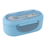 Śniadaniówka z przegródkami i sztućcami Kite K23-185-2, 1000 ml, błękitny