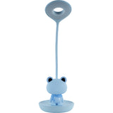 Lampa stołowa LED z akumulatorem Froggy Kite K24-492-3-3, niebieska