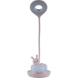Lampa stołowa LED z akumulatorem Cloudy Bunny Kite K24-493-1-2, różowa