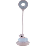Lampa stołowa LED z akumulatorem Cloudy Bear Kite K24-493-2-2, różowa