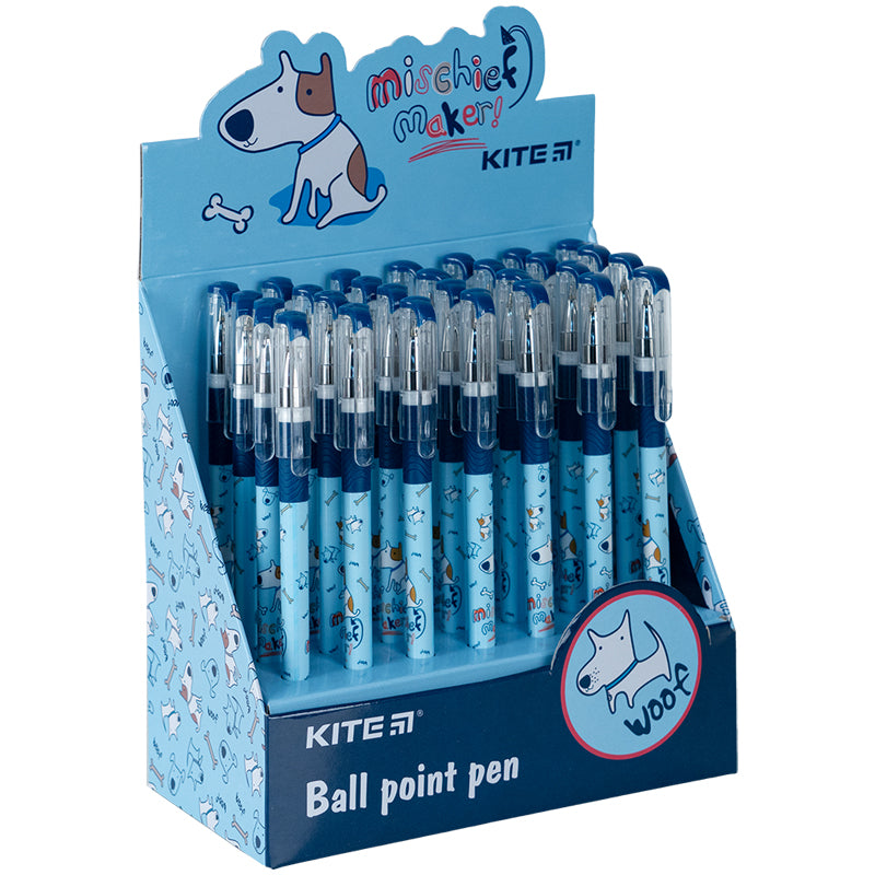 Długopis kulkowy Kite Dog K24-032-3, niebieski