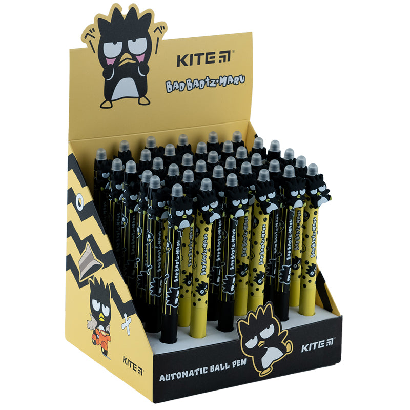 Ручка кулькова автоматична Kite Bad Badtz-Maru HK24-393-1, синя