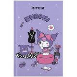 Notatnik książkowy Kite Kuromi HK24-199-2, twarda oprawa, А6, 80 kartek, kratka