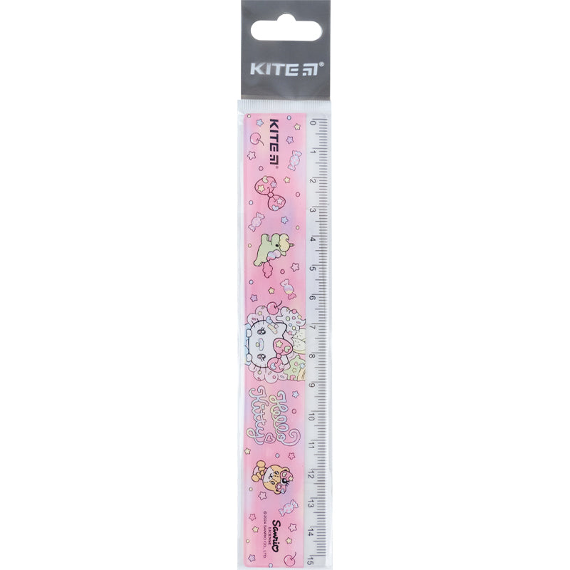 Лінійка пластикова Kite Hello Kitty HK24-090-2, 15 см