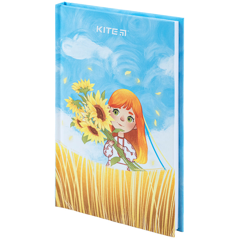 Книга записна Kite K24-199-2, тверда обкладинка, А6, 80 аркушів, клітинка