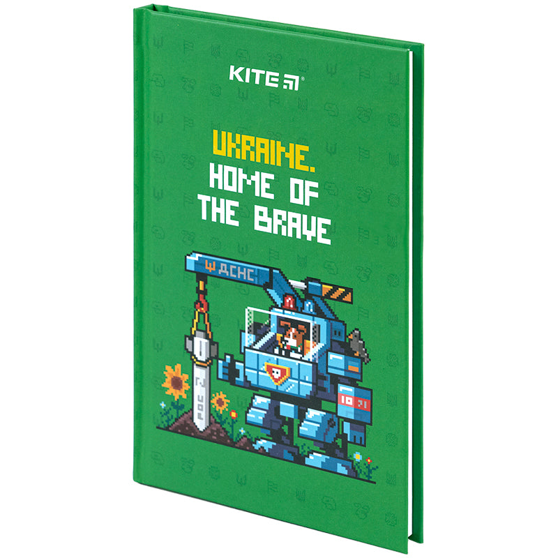 Книга записна Kite K24-199-4, тверда обкладинка, А6, 80 аркушів, клітинка