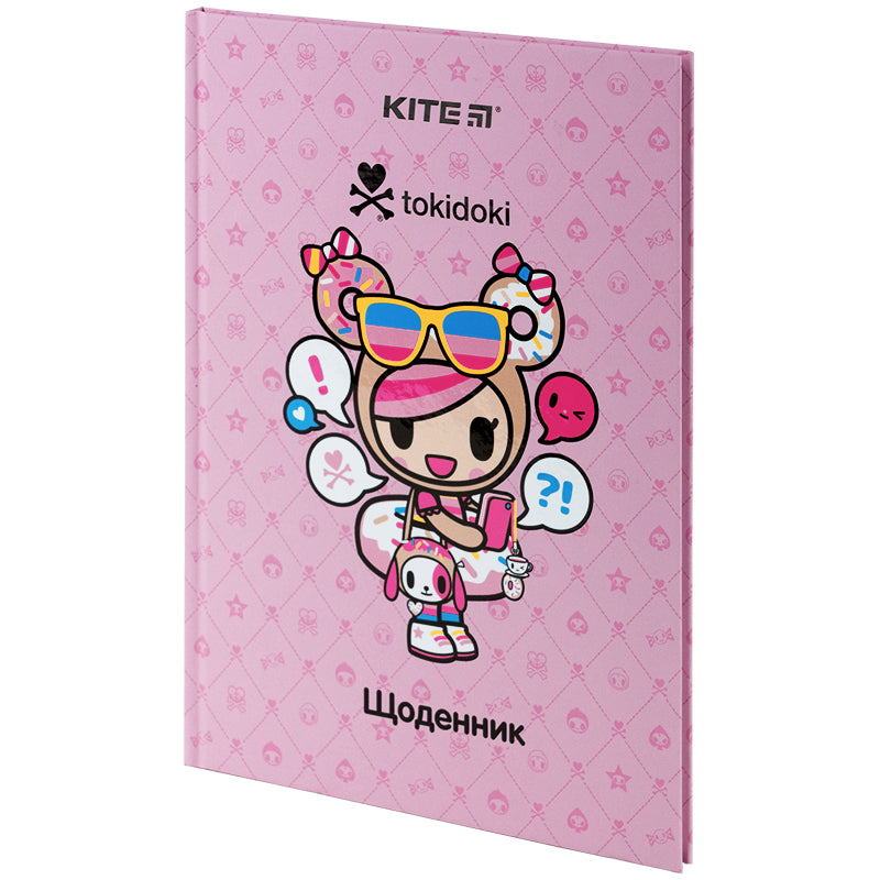 Щоденник шкільний Kite tokidoki TK24-262-1, тверда обкладинка