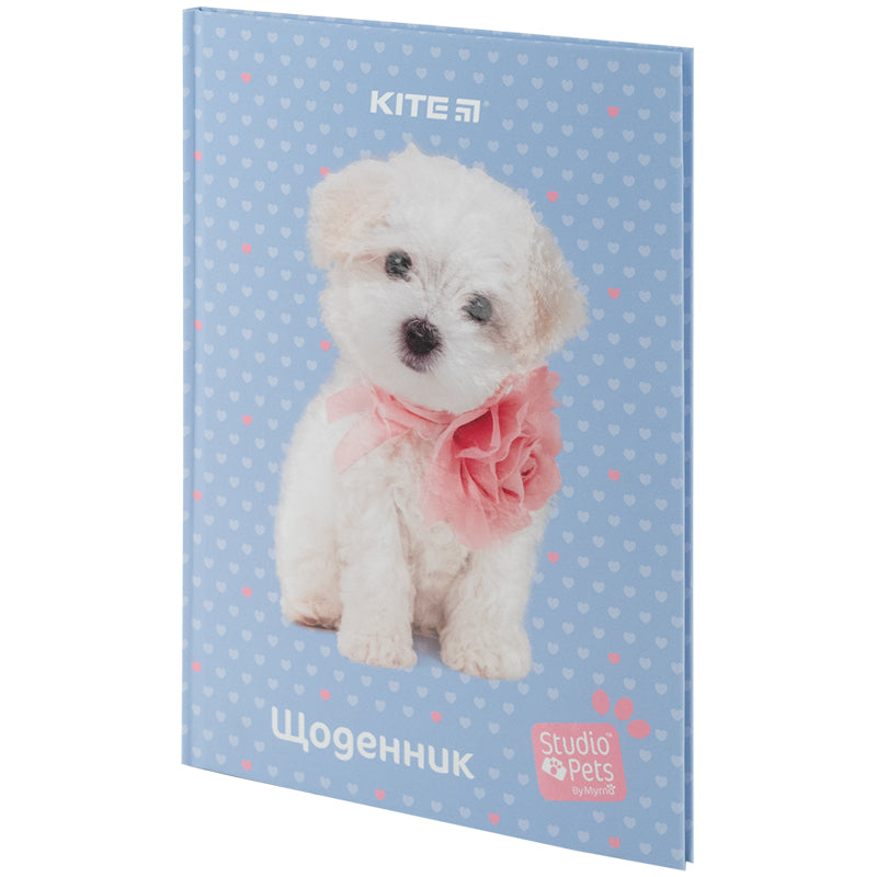 Щоденник шкільний Kite Studio Pets SP24-262-3, тверда обкладинка