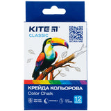 Крейда кольорова Kite Classic K-075, 12 штук