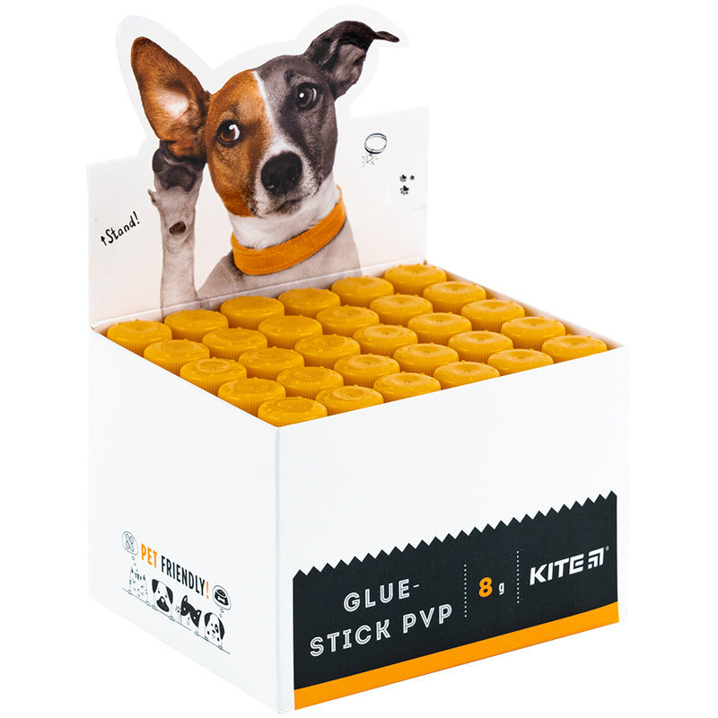Клей-олівець з індикатором PVP Kite Dogs K24-130, 8 г