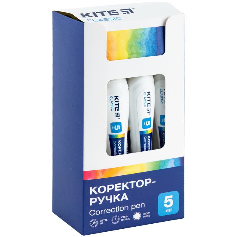 Korektor w długopisie Kite Classic K-013, 5 ml