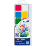 Farby akwarelowe Kite Classic K-061, 12 kolorów