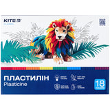 Plastelina Kite Classic K-085, 18 kolorów, 360 g