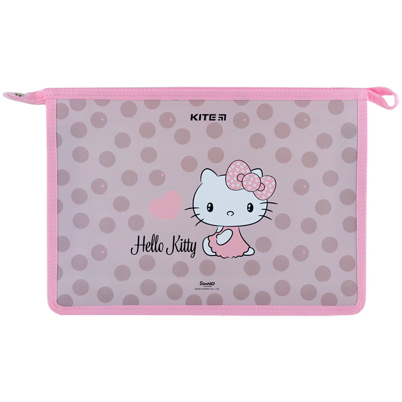 Teczka na suwak Kite Hello Kitty HK24-428, A4+