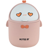 Kosz na śmieci na biurko Kite K24-010-2, brzoskwiniowy