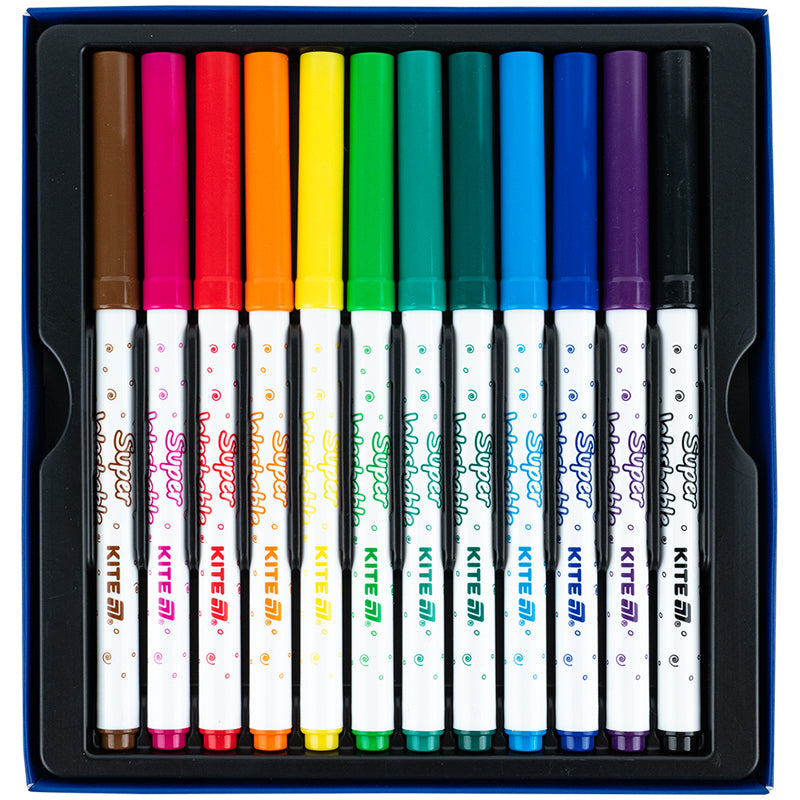 Flamastry Kite Creative Superwashable K-1152, zestaw 12 sztuk