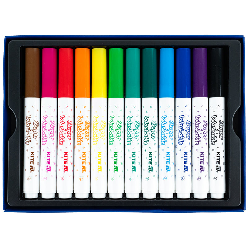 Flamastry Kite Creative Superwashable Jumbo K-1155, zestaw 12 sztuk