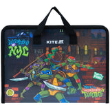 Teczka z rączką na suwak Kite Ninja Turtles NT25-202, 1 komora, A4