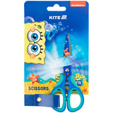 Nożyczki dla dzieci z wkładkami gumowymi z nadrukiem na ostrzu Kite Sponge Bob SB25-148, 13 cm