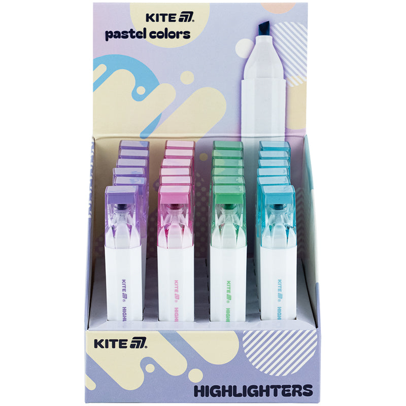 Маркер Highlighter Kite Creative Pastel Colors K24-1145