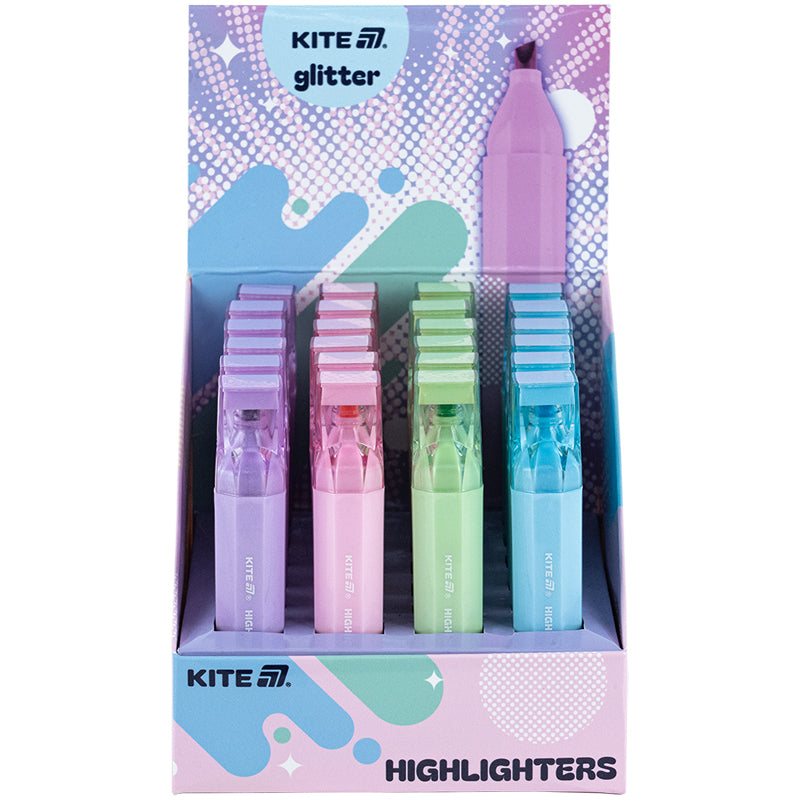 Маркер Highlighter Kite Creative Glitter K24-1146