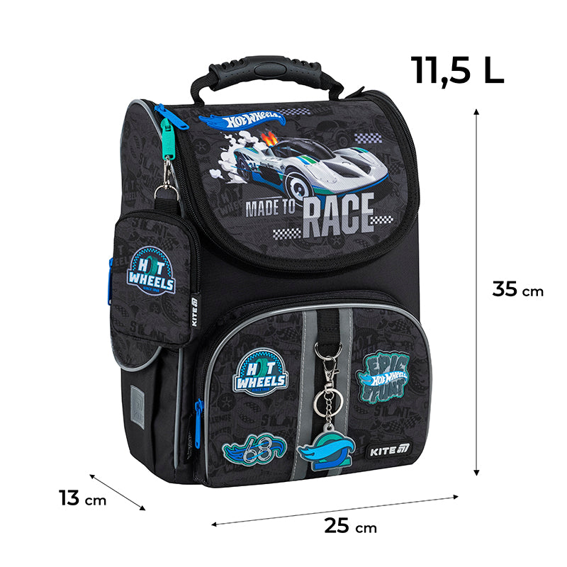 Рюкзак шкільний каркасний Kite Education Hot Wheels HW25-501S