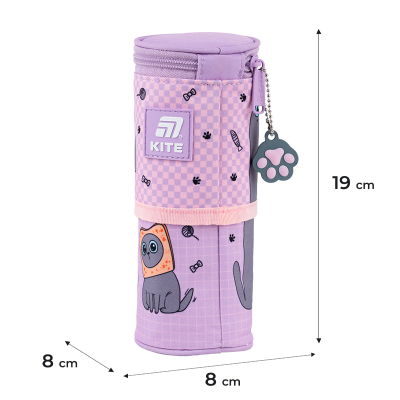 Piórnik tuba Kite Lazy Cats K25-684-3