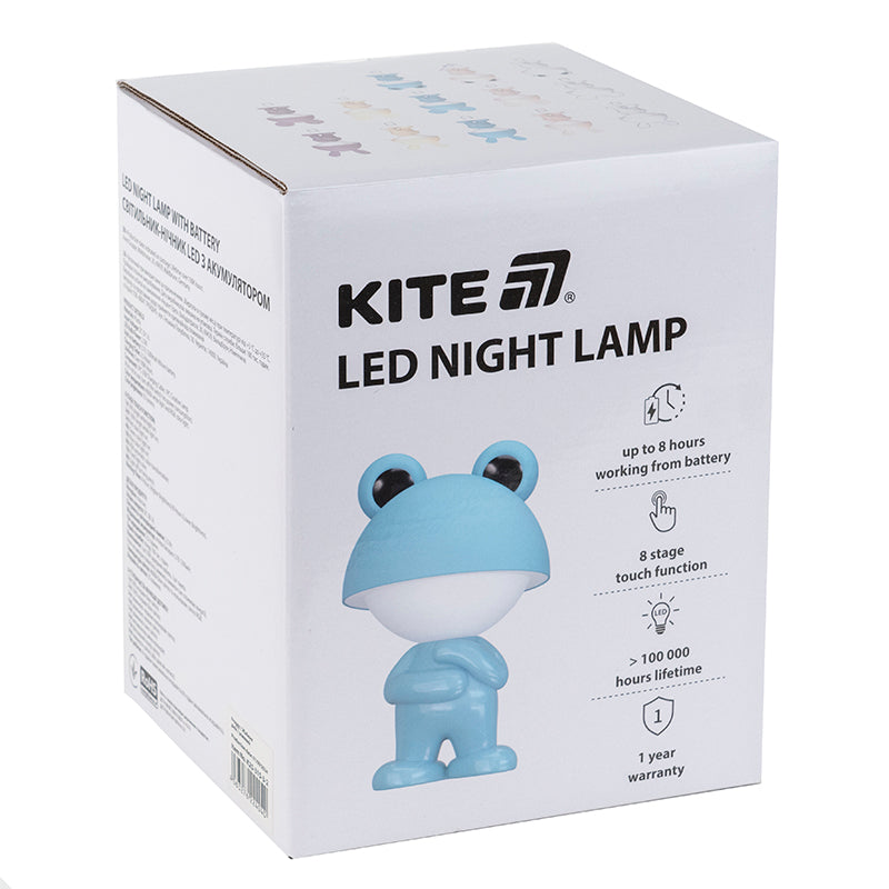 Lampka nocna LED z akumulatorem  Kite Dreamy Bunny K25-315-1-1, biała