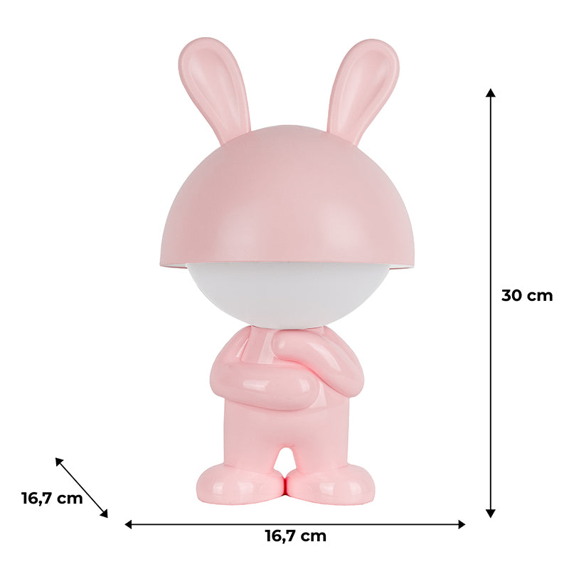 Lampka nocna LED z akumulatorem  Kite Dreamy Bunny K25-315-1-2, różowa