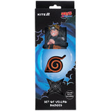Zestaw plakietek na rzepy Kite Naruto Shippuden NR25-3012, 3 szt.