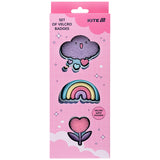 Zestaw plakietek na rzepy Kite K25-3012-2, 3 szt.