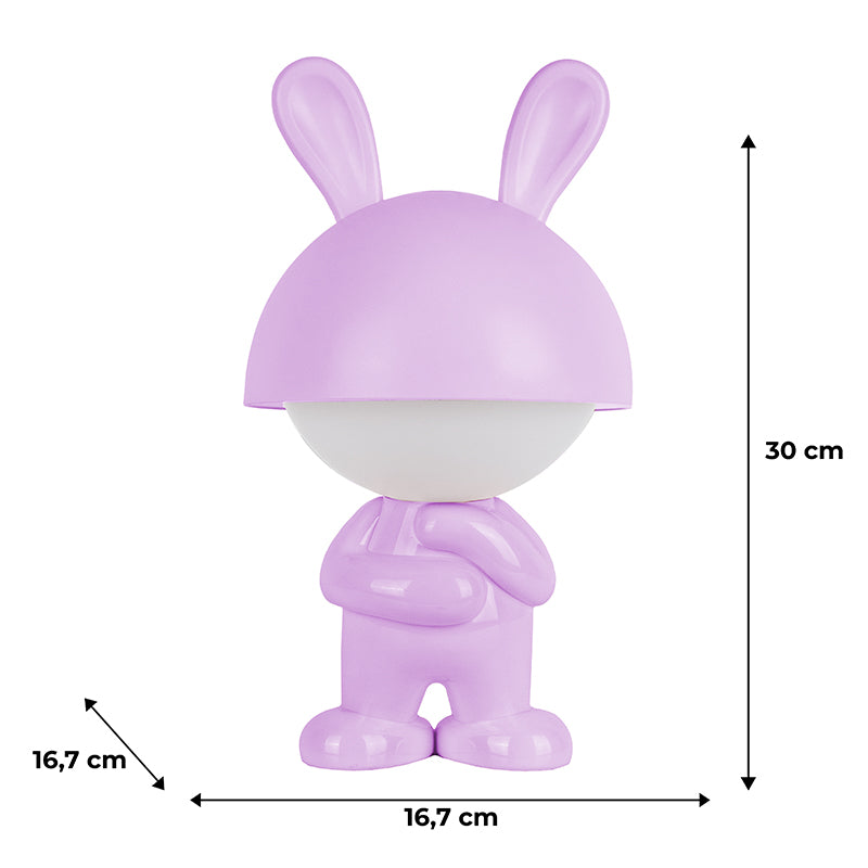 Lampka nocna LED z akumulatorem  Kite Dreamy Bunny K25-315-1-5, fioletowa