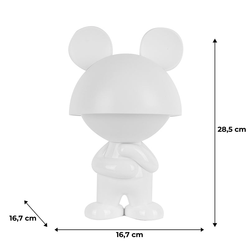 Lampka nocna LED z akumulatorem  Kite Dreamy Mouse K25-315-2-1, biała