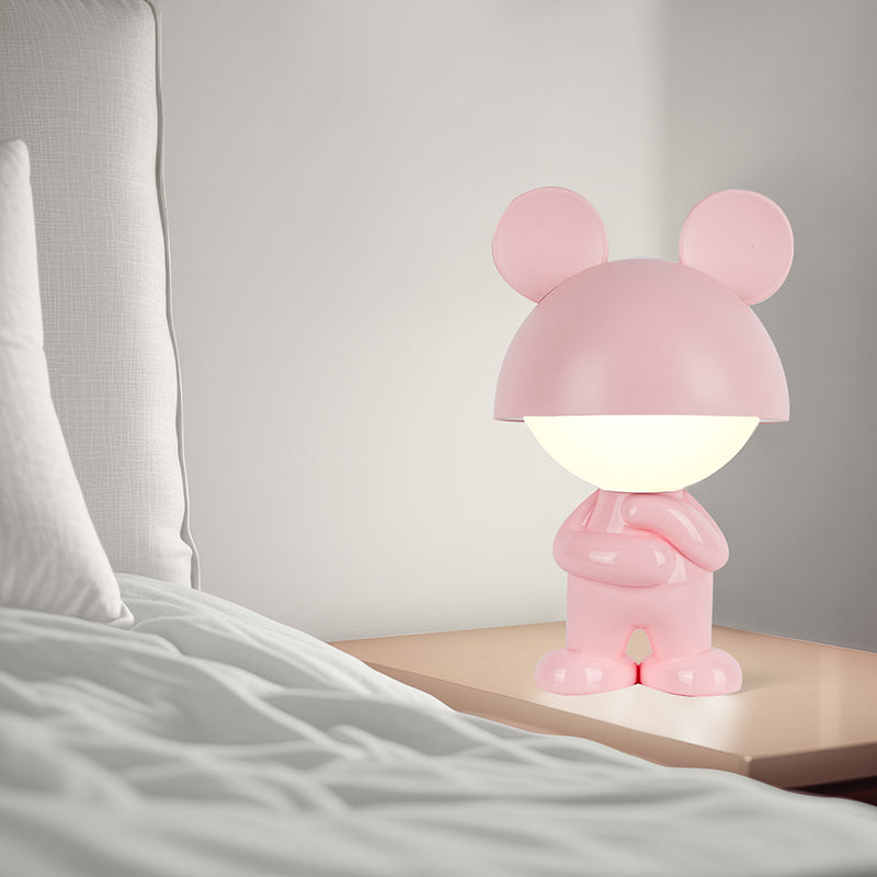 Lampka nocna LED z akumulatorem  Kite Dreamy Mouse K25-315-2-2, różowa