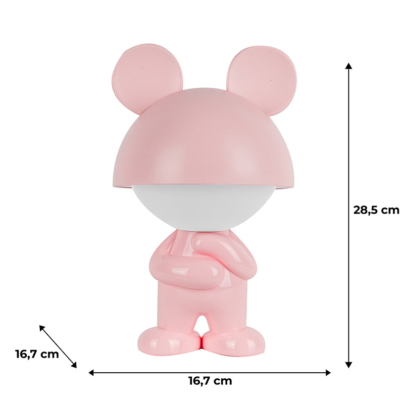 Lampka nocna LED z akumulatorem  Kite Dreamy Mouse K25-315-2-2, różowa