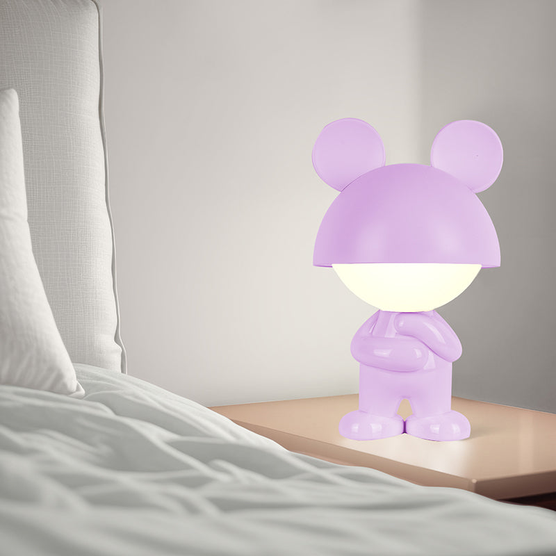 Lampka nocna LED z akumulatorem  Kite Dreamy Mouse K25-315-2-5, fioletowa