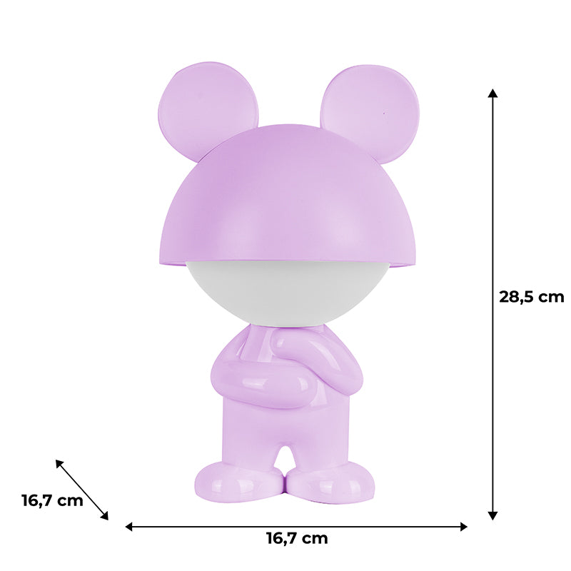 Lampka nocna LED z akumulatorem  Kite Dreamy Mouse K25-315-2-5, fioletowa