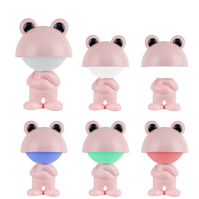 Lampka nocna LED z akumulatorem  Kite Dreamy Froggy K25-315-3-2, różowa