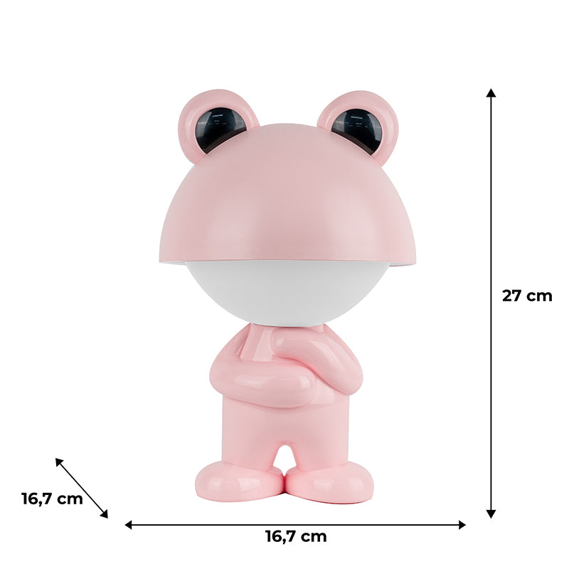 Lampka nocna LED z akumulatorem  Kite Dreamy Froggy K25-315-3-2, różowa
