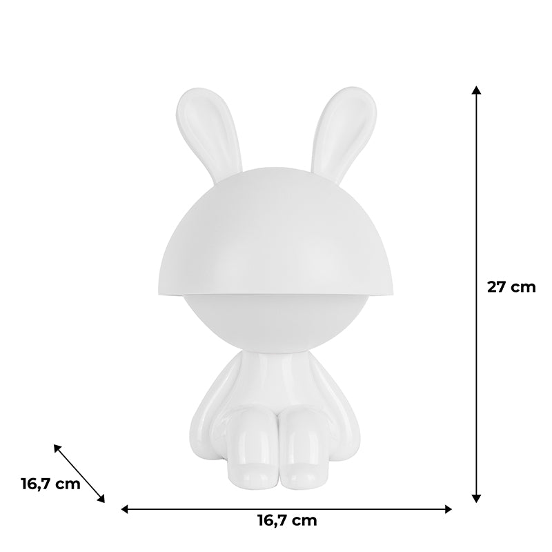 Lampka nocna LED z akumulatorem  Kite Cute Bunny K25-316-1-1, biała