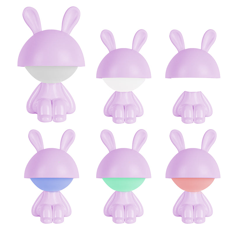Lampka nocna LED z akumulatorem  Kite Cute Bunny K25-316-1-5, fioletowa